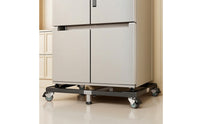Refrigerator Base Stand Multi-Functional Refrigerator Stand with Wheels Non-Slip Adjustable Appliance Roller for Kitchen