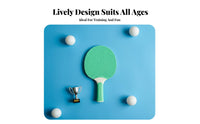 Plastic Racket Sport Pong Paddle Long-Lasting Rubber Table Sport Racket Sporting Goods Accessory Comfortable Sports