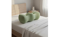 Breathable Ergonomic Leg Elevation Pillow Soft and Resilient Leg Elevation Pillow Adjustable Height for Women, Seniors, Side Sleepers, Sleeping, Lounging, Office