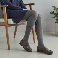 Women's Thermal Fleece-Lined Tights with Footed Design, Warm and Slimming Leggings for Autumn/Winter