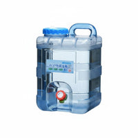 Large Capacity PC Water Container Outdoor Use Camping Water Container Easy to Carry Transparent Body for Travel