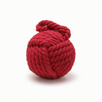 Rustic Rope Doorstop with Handle Cute Braided Rope Door Stopper Heavy Duty Decorative Door Stopper Long-Lasting for Entryway, Home