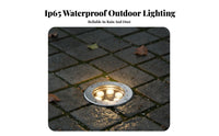 Waterproof LED Recessed Ground Light Energy Saving LED in-Ground Light High Brightness for Plaza, Garden, Patio