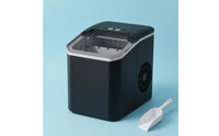 Infrared Detection Countertop Ice Producer Water Shortage Reminder Mini Ice Producer Compact Design Kitchen Appliance Transparent Lid