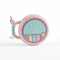 Embossed Toy Drum with Handle Handheld Baby Drum Toy Interactive Educational for Nursery