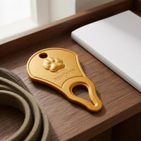 Glossy Tick Remover Pendant Embossed Pet Tick Remover Pendant Raised Text Collar Pendant Teardrop-Shaped