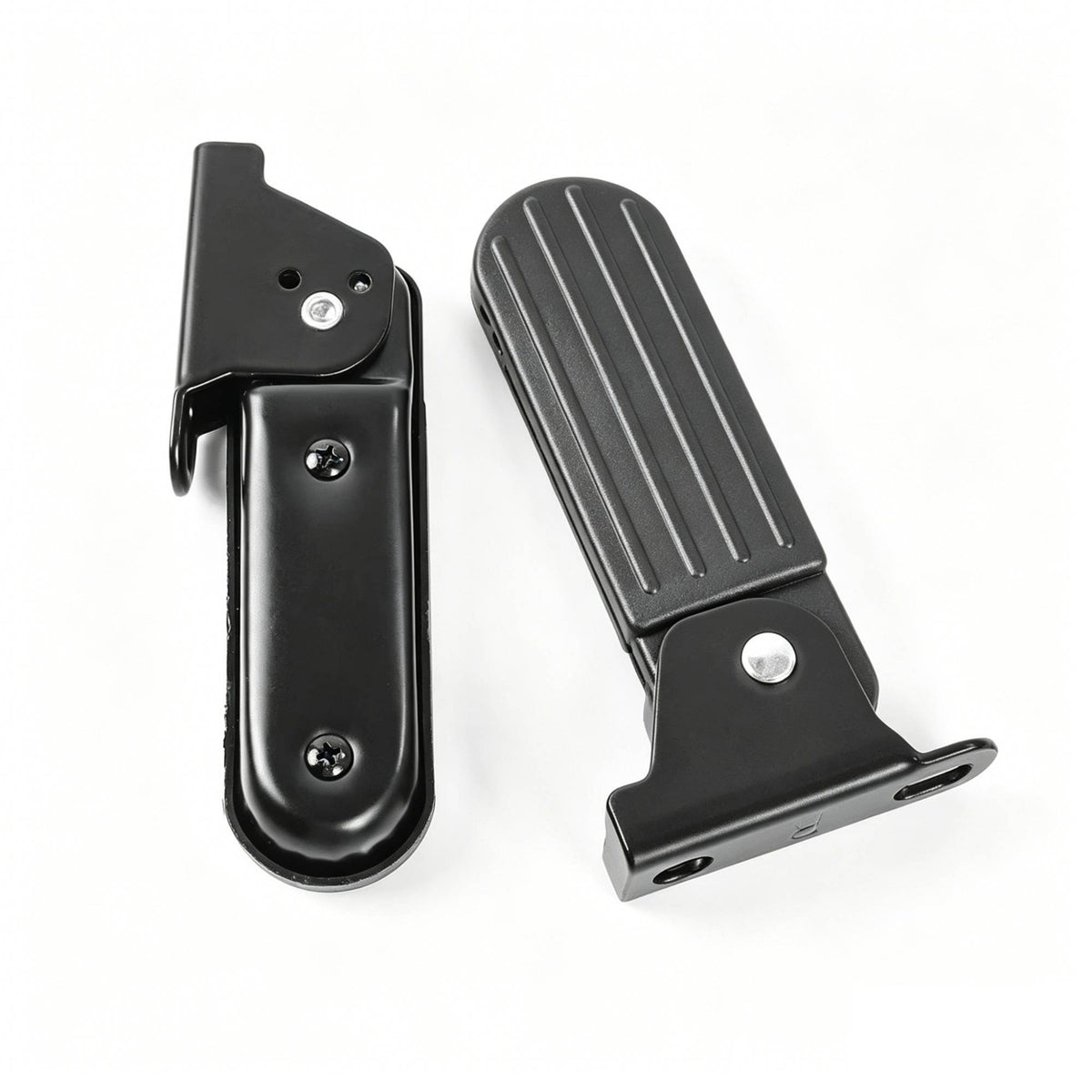 bike Footrest with Anti-Slip Grip Front-Mount Footrest Textured Hardware for City Rides