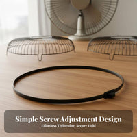 Fan Grill Retaining Band Universal Fit Electric Fan Cage Fastener Thickened Design Appliance Part for Repair Technicians, Office, Bedroom, Living Room