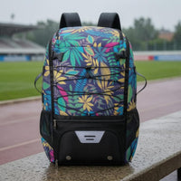 Shoe Compartment Backpack Water Resistant Sports Backpack Structured Pack