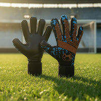 Soccer Goalkeeper Gloves Enhanced-Grip Goalkeeper Gloves Full-Finger for Goalkeepers, Goalies