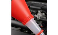 Adjustable Oil Funnel Quick Refueling Oil Change Funnel Transparent Body