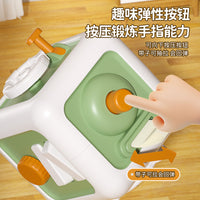 Montessori Busy Cube Toy for Babies with Simulated Switches