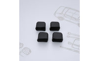 4 Pieces Crossbar End Flexible Cap Rubber End Protectors Pliable Accessories for Luggage Rack