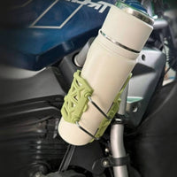 Self-Tightening Motorcycle Cup Holder Adjustable Handlebar Cup Holder Universal Fit Vehicle Accessory Anti-Slip