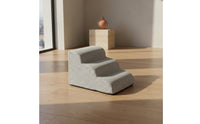 Sofa Entry Steps for Dogs Removable Cleanable Cover Firm Foam Dog Ramp Lightweight Dog Stairs Gentle Slope for Bedside