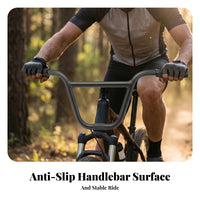 Mountain Bike Riser Handlebar 25.4 Mm Clamp Mountain Bike Handlebar Aluminum Alloy Wide