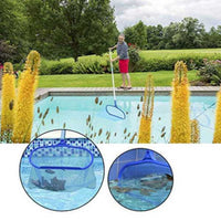 ABS Plastic Pool Skimmer Net Blue Fine Mesh Skimmer Easy to Attach Ultra Fine Mesh Pool Net Compact Size