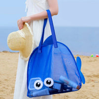 Aquatic-Shaped Mesh Bag Playful Aquatic Shaped Mesh Bag Toy Organizer Breathable Ventilated for Children, Pool, Travel
