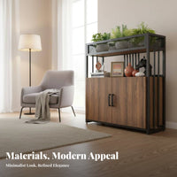 Hollowed-Out Design Low Divider Cabinet with Plant Holder Stable Load-Bearing Space Partiti Single R Reinforced Frame Planter Shelf Large Capacity for Interior Designers, Restaurant Owners, Office Managers, Lobby, Reception Area