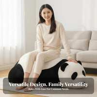 Lying Panda Floor Chair Creative Design Household Furniture Multi-Functional for Families, young children, Nursery