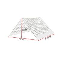 Desk File Organizer Acrylic Desktop File Sorter Triangular Rack with Slots Clear Vinyl Album Storage Transparent for Collectors