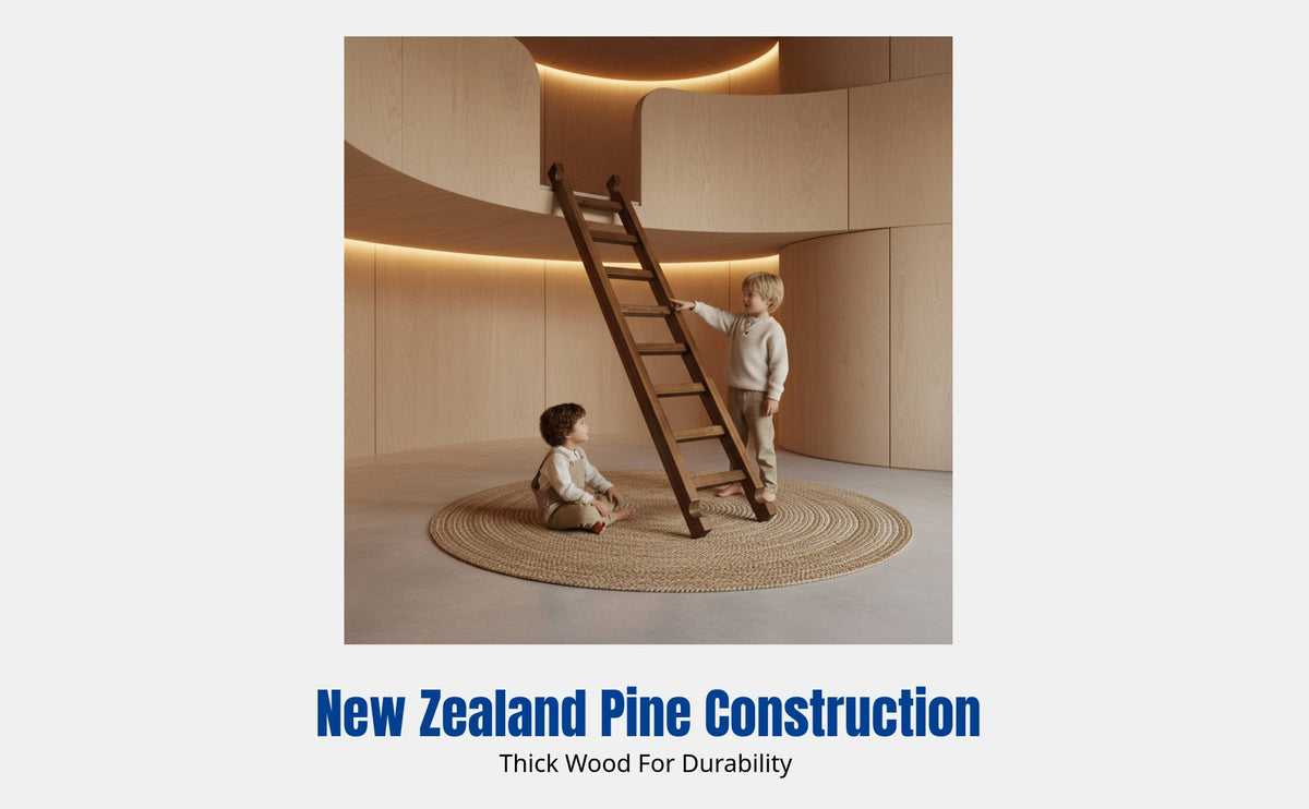Personalized Carbonized Climbing Frame, Wooden Slide, Balance Board, Kids Educational Play