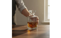European Design Whiskey Glass Set with Lid Crystal Whiskey Decanter Set
