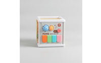 Interactive Sensory Activity Cube Tactile Activity Cube Safe Educational Toy Lightweight for Toddlers, Nursery