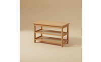 Dustproof Entryway Shoe Bench 2-in-1 Design Shoe Storage Bench Easy to Assemble Home Furniture Adjustable Shelf for Hallway