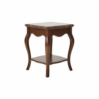 American Design Multi-Tier End Table Solid Wood Two-Tier Cabriole Leg Table Sturdy Construction Household Furnishing Versatile Placement for Apartment Dwellers, Homeowners, Interior Decorators, Living Room, Corner, Bedroom, Hallway