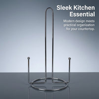 Dining Table Paper Towel Holder Kitchen Dispenser Stand for Countertop, Stable Iron Roll for Students and Home Use