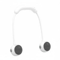 USB Rechargeable Wearable Neck Fan Lightweight Hands-Unrestricted Fan Adjustable Airflow Personal Appliance Quiet Operation for Students, Commuters