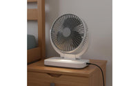 Integrated Night Light Fan with Phone Holder Compact Design USB Desk Fan Adjustable Speed for Students, Office Workers, Desktop, Dormitory
