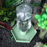 Large Capacity Reptile Drinkers and Reptile Water Dispenser, Automatic Waterer for Geckos and Snakes, Force-fed Escape-resistant Feeder