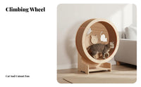 Promotes Exercise feline jogning Wheel Wear-Resistant Feline Treadmill Large Size Pet Exerciser long-lasting Construction for Indoors, play sessions, Apartment, Living Room