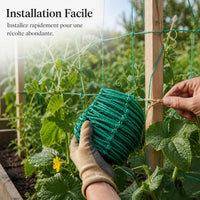 Plant Climbing Net for Vine Plants, Vegetables, and Fruits - Garden Trellis Netting