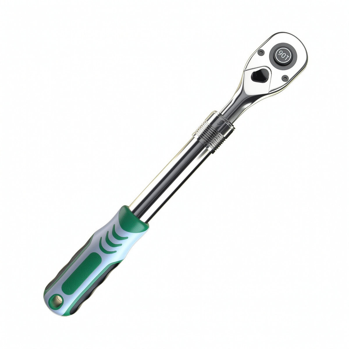 Telescopic Ratchet Wrench Heavy-Duty Tool Non-Slip for Automotive Repair, DIYers
