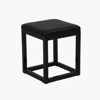 Nordic design paded Cube Stool Minimalist Design Indoor Seating Multi-Purpose Household Furniture Comfortable pad for Shop Owners, Apartment Dwellers, Fitting Room, cosmetology studio, Entryway, Home awayice