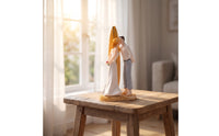 Wedding Cake Topper with surfboards Hand-Painted Adorno Para Pastel Boda Pintado a Mano Statue for Newlyweds