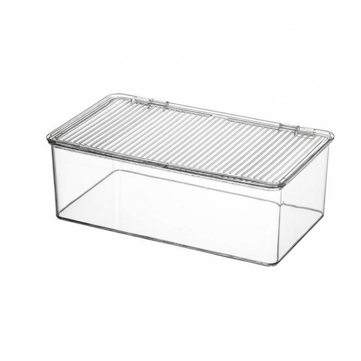 Clear organizer with Handles Space-Saving Organizer Box adaptable Use for Desktop