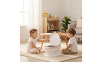 Realistic Potty Training Toilet with Splash Guard Soft Potty Training Toilet Easy to Clean Secure for Toddlers