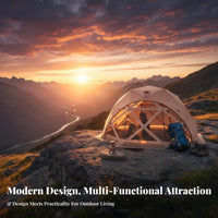 Geodesic Tent Tent Large Viewing Unfoldings Outsidedoor Shelter Retardant Camping Gear for Campers, Residents, Glamping, Outsidedoors, Summit Areas