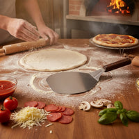 Pizza Peel Food Pizza Peel with Wooden Handle Compact for Oven-Cooking