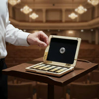 Built-in Hygrometer Saxophone Mouthpiece Box Moisture Control Clarinet Mouthpiece Case Safeguarding for Practice