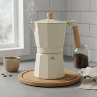 Stovetop Coffee Pot Pot Safety Pressure Control Italian Coffee Pot Stovetop Espresso Brewer Richer Crema Aluminum Cafetera