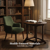 Two Level End Table Extendable Design Rotating Top for Living Room