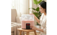 Easy to Use Baby Bottle Warmer and Sterilizer Electric Bottle Warmer with Sterilizing Function Allall-in-1 Appliance Multifunctional for Parents, Newborns, Nursery, Kitchen