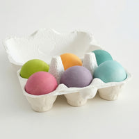 6 Pieces Smooth Wooden Balls with Tray Learning Sorting Balls Preschool Sensory Spheres Developmental for Classroom