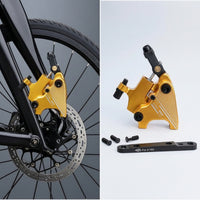 Hydraulic Disc Brake Caliper Aluminum Alloy Disc Brake Mount Adapter Low Profile Mounting Bracket for Bike Building