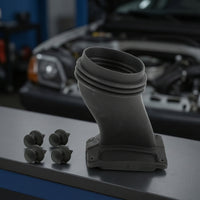 Intake Tube with Clips Black Intake Tube Auto Part Wear-Resistant Hose Good Fit for Car DIYers, Engine Bay